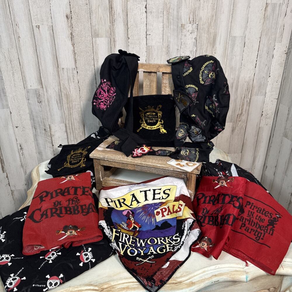 Disney Parks And DCL Pirate Night Fun Set - Make Your Own Pirate Caps And More!